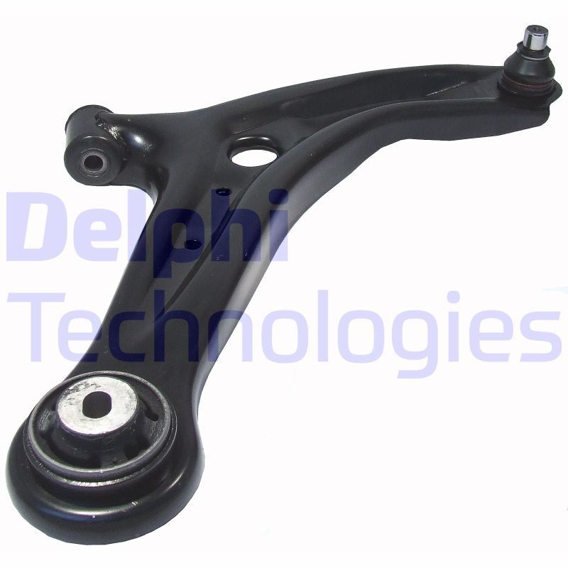 DELPHI TC2185 Suspension arm with ball joint, Right, Lower, Trailing Arm, Sheet Steel