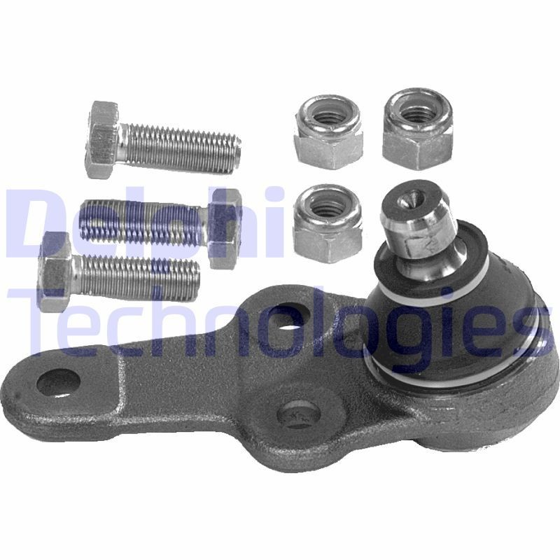 DELPHI TC663 Ball Joint Front Axle, 132mm, 64mm, 64mm