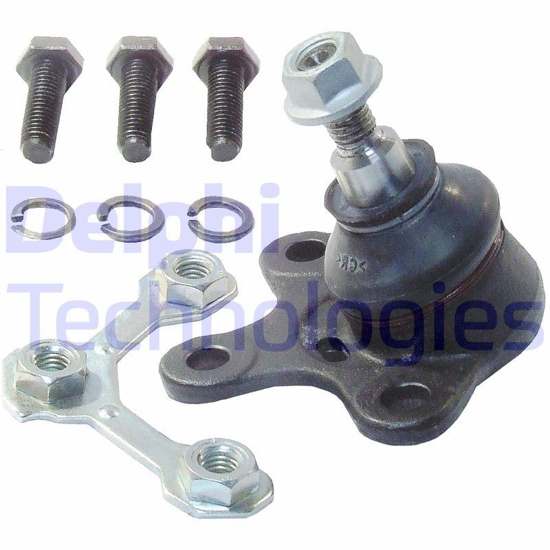 DELPHI TC754 Ball Joint Front Axle, 77mm, 76mm, 83mm
