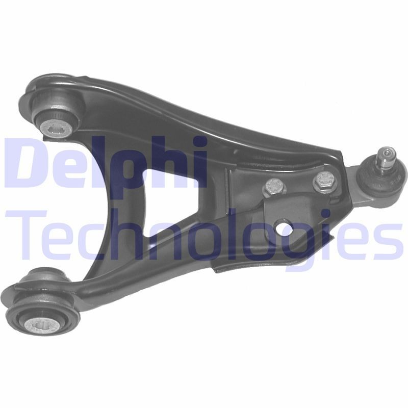 DELPHI TC884 Suspension arm with ball joint, Trailing Arm, Sheet Steel