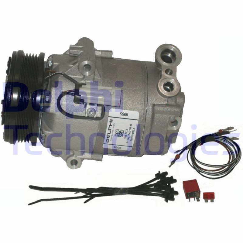 Air conditioning compressor DELPHI TSP0155458 - Opel Astra H GTC (A04) Air conditioner spare parts order