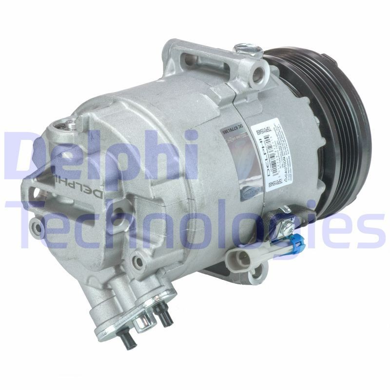 TSP0155458 Compressor, air conditioning TSP0155458 DELPHI 6CVC13, PAG 46, with PAG compressor oil