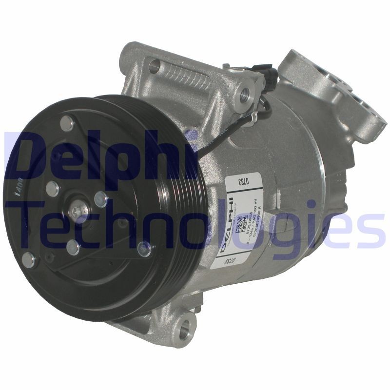 DELPHI TSP0155830 Air conditioning compressor 5CVC, PAG 46, with PAG compressor oil