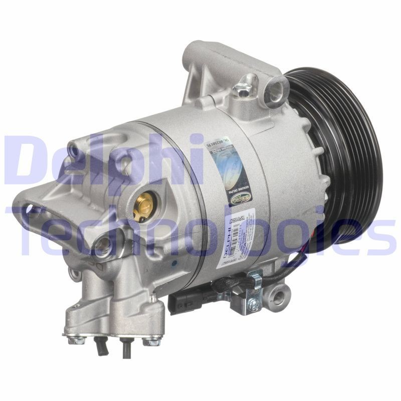 TSP0155927 Compressor, air conditioning TSP0155927 DELPHI 5VS12, PAG 46, with PAG compressor oil