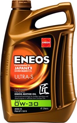Buy Engine oil ENEOS diesel EU0023301N ULTRA-S 0W-30, 4l