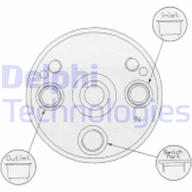 DELPHI TSP0175131 Dryer, air conditioning STC 3148