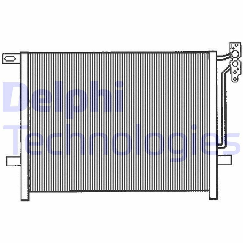 DELPHI without dryer Condenser, air conditioning TSP0225118 buy