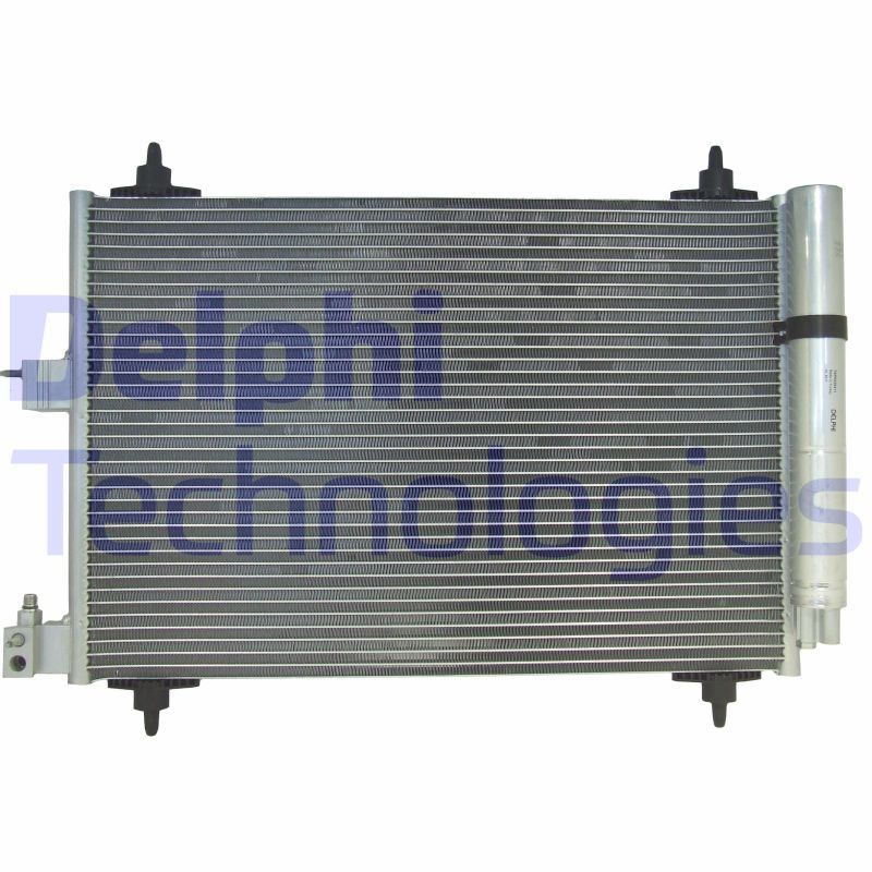 DELPHI TSP0225411 Air conditioning condenser with dryer