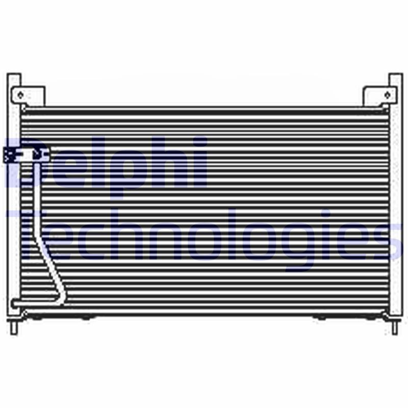 DELPHI TSP0225429 Air conditioning condenser GE4T-61-480A