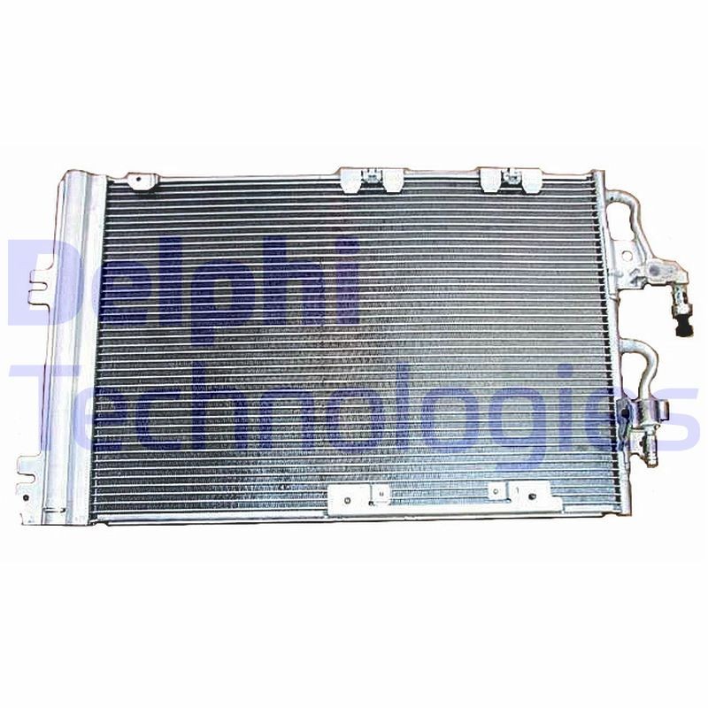 DELPHI TSP0225667 Air conditioning condenser with dryer, 548mm