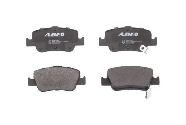 ABE C22036ABE Brake pad set Rear Axle, with acoustic wear warning