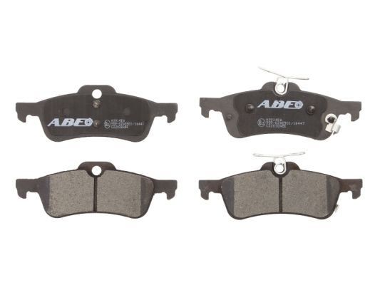 ABE C22038ABE Brake pad set Rear Axle, with acoustic wear warning