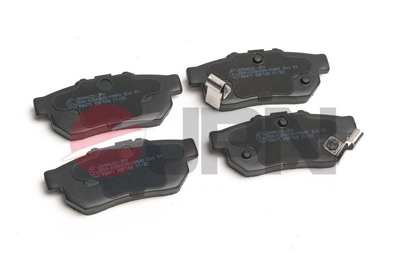 JPN Rear Axle, with acoustic wear warning Width: 36,8mm, Thickness 1: 12,6mm Brake pads 20H4022-JPN buy