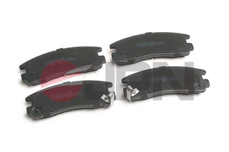 JPN Rear Axle, with acoustic wear warning Height 1: 41,1mm, Width 1: 107,8mm, Thickness 1: 15,5mm Brake pads 20H5004-JPN buy