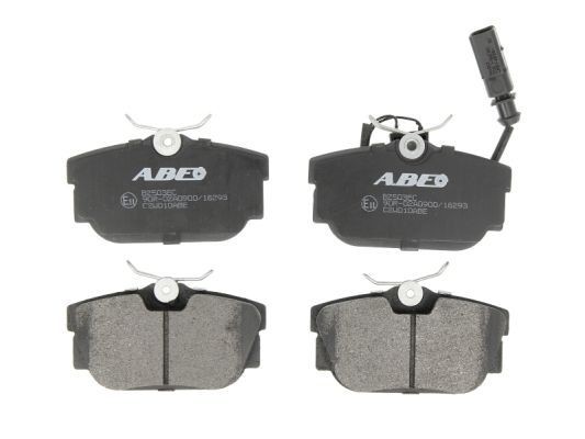ABE C2W010ABE Brake pad set Rear Axle, incl. wear warning contact