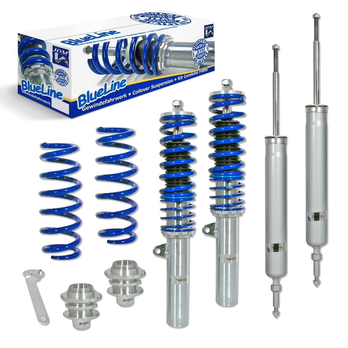 JOM BlueLine 741027 Suspension kit, coil springs / shock absorbers E36 320 i 150 hp Petrol 1998 price