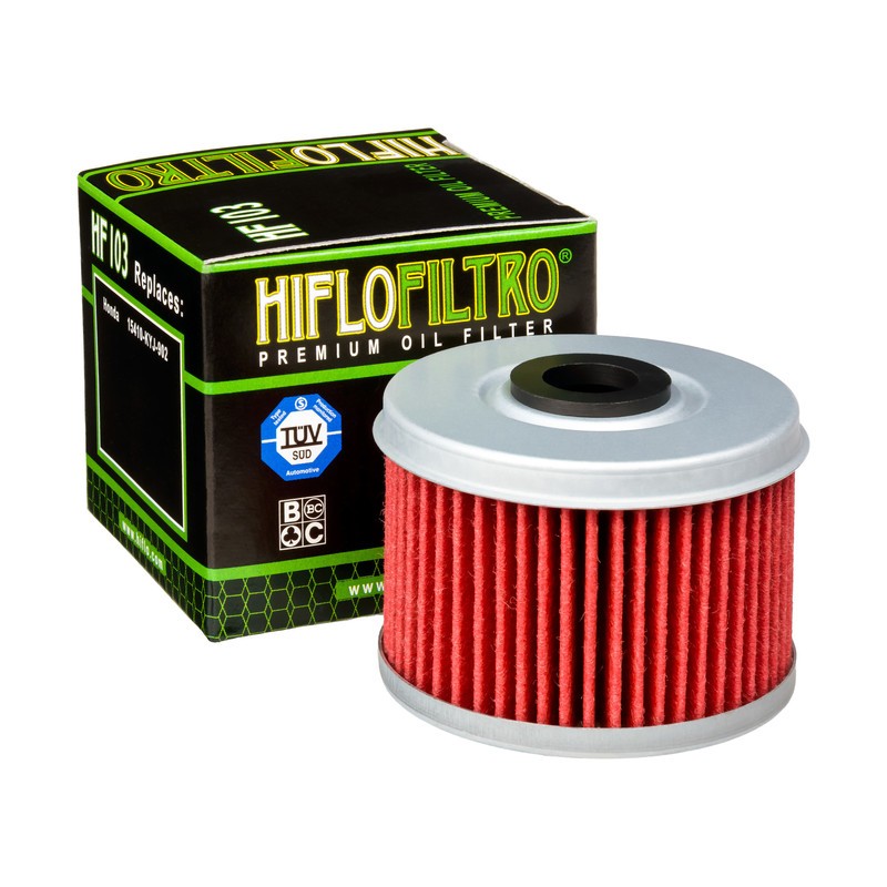 Motorrad HifloFiltro Filtereinsatz Ø: 50mm, Höhe: 38mm Ölfilter HF103 günstig kaufen