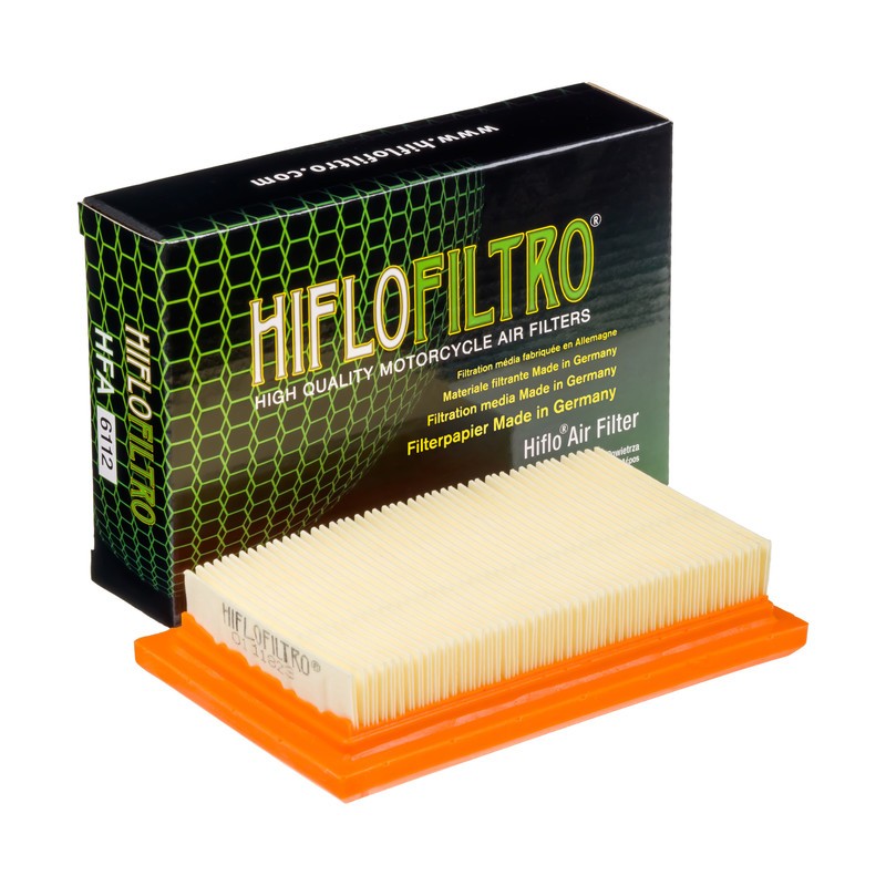 APRILIA RS Luftfilter rechteckig, Trockenfilter HifloFiltro HFA6112
