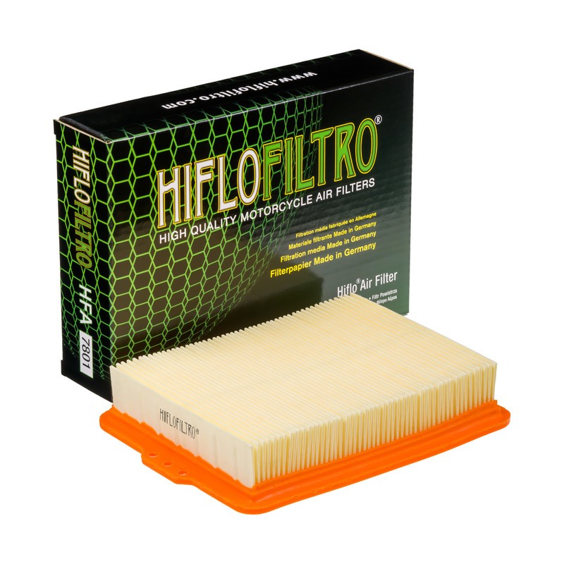 Motorrad HifloFiltro Filtereinsatz, Trockenfilter Luftfilter HFA7801 günstig kaufen