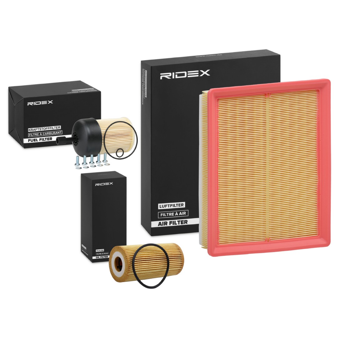 RIDEX with seal, Filter Insert, Air Recirculation Filter Filter set 4055F34719 buy