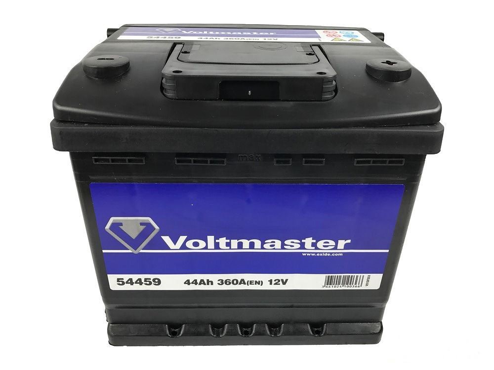 54459 VOLTMASTER Car battery MERCEDES-BENZ 12V 44Ah 360A Lead-acid battery