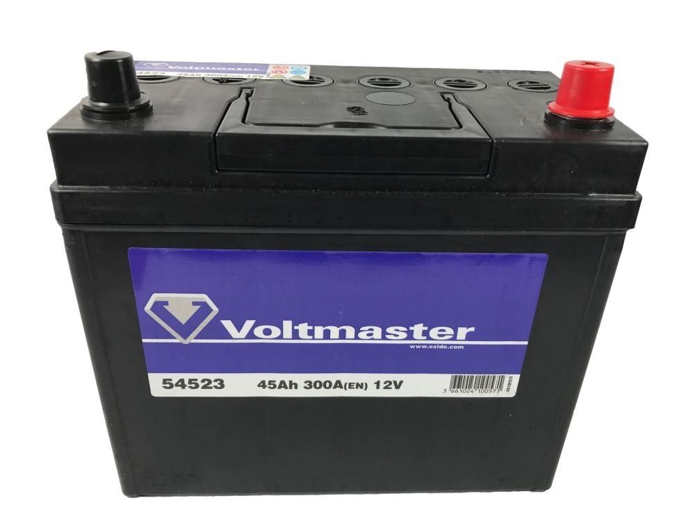 54523 VOLTMASTER Car battery MERCEDES-BENZ 12V 45Ah 300A Lead-acid battery