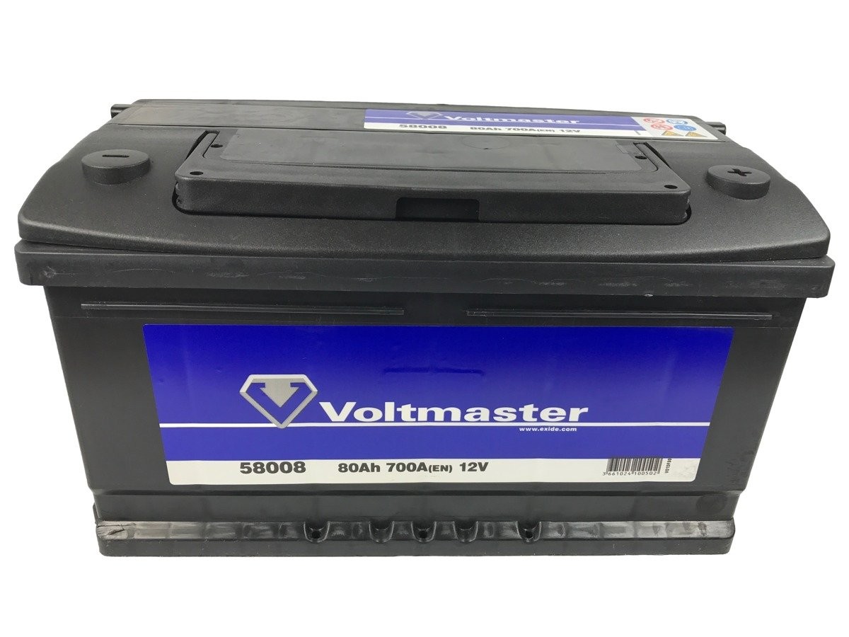 VOLTMASTER 58008 Battery 12V 80Ah 700A Lead-acid battery