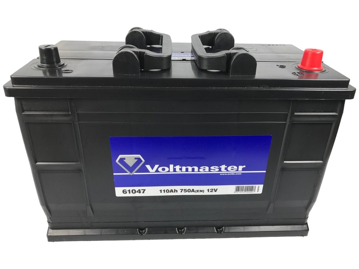 61047 VOLTMASTER Car battery MERCEDES-BENZ 12V 110Ah 750A B13 Lead-acid battery