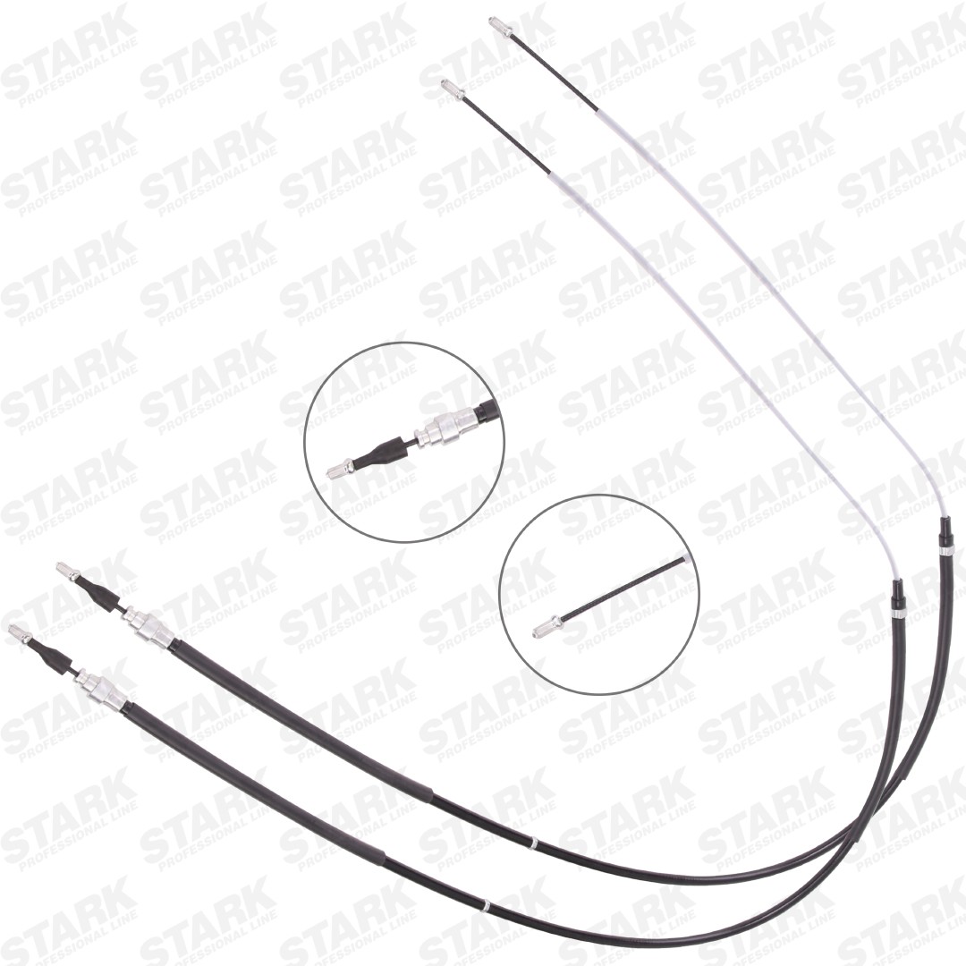 Audi A3 Parking brake cable 17841416 STARK SKCPB-1051124 online buy