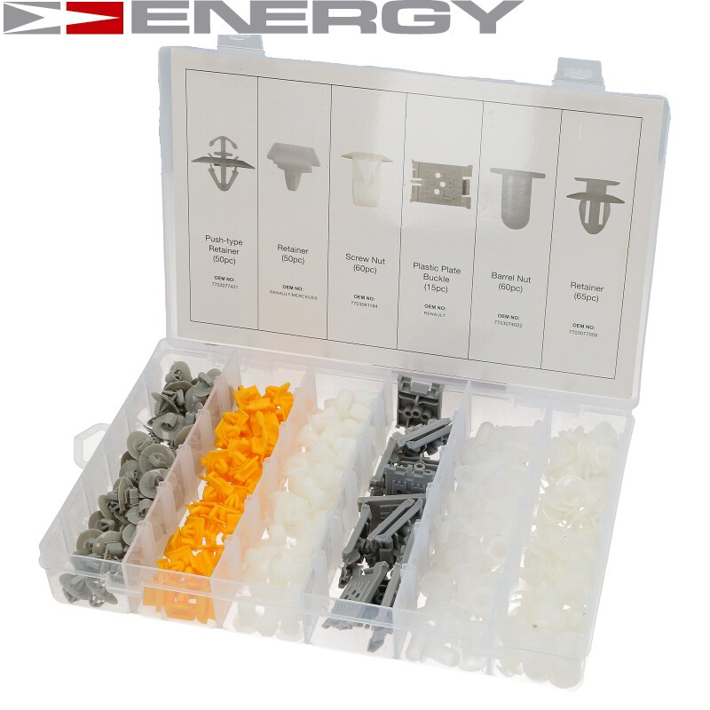 NE00764 ENERGY Kit de clip de fixation, carrosserie ▷ AUTODOC prix et avis