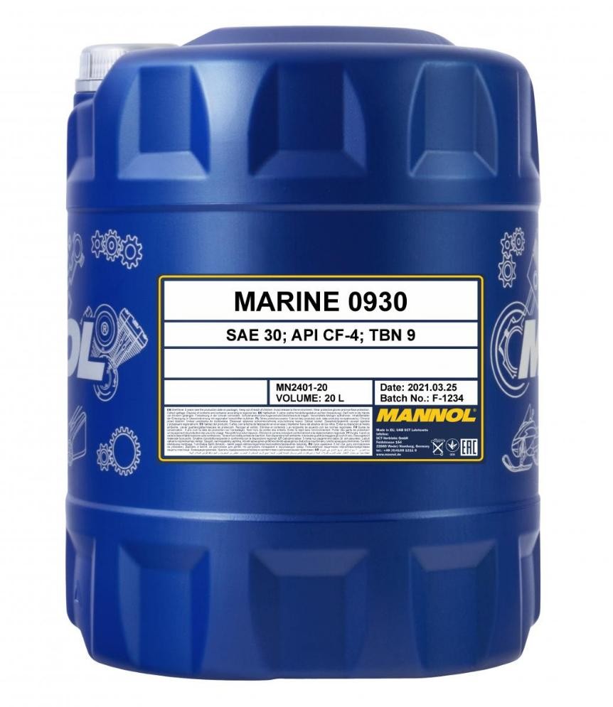 MANNOL 0930, Marine SAE 30, 20l Motoröl MN2401-20 kaufen