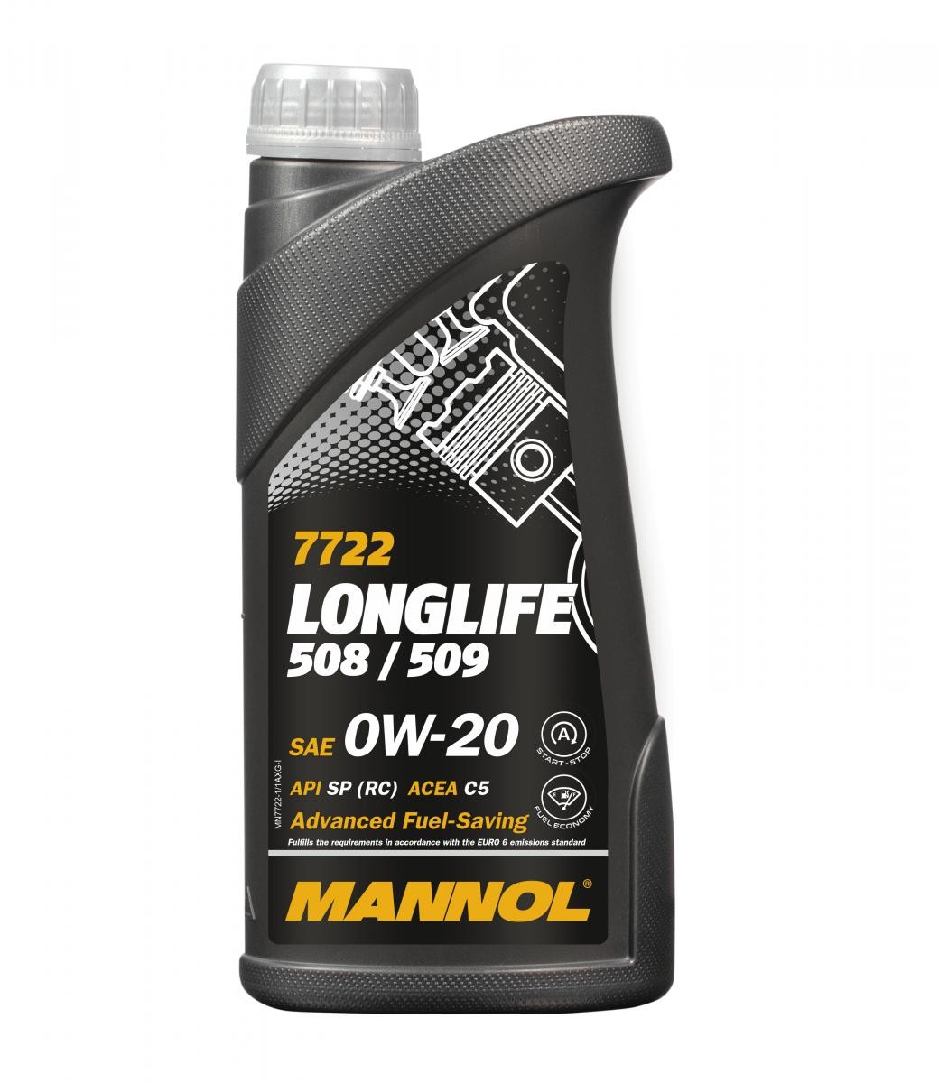 MANNOL Longlife 508/509 0W-20, 1l Motor oil MN7722-1 buy