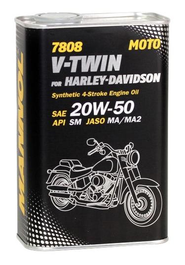 HARLEY-DAVIDSON LOW RIDER Motoröl 20W-50, 1l, Mineralöl MANNOL V-TWIN MN7808-1ME