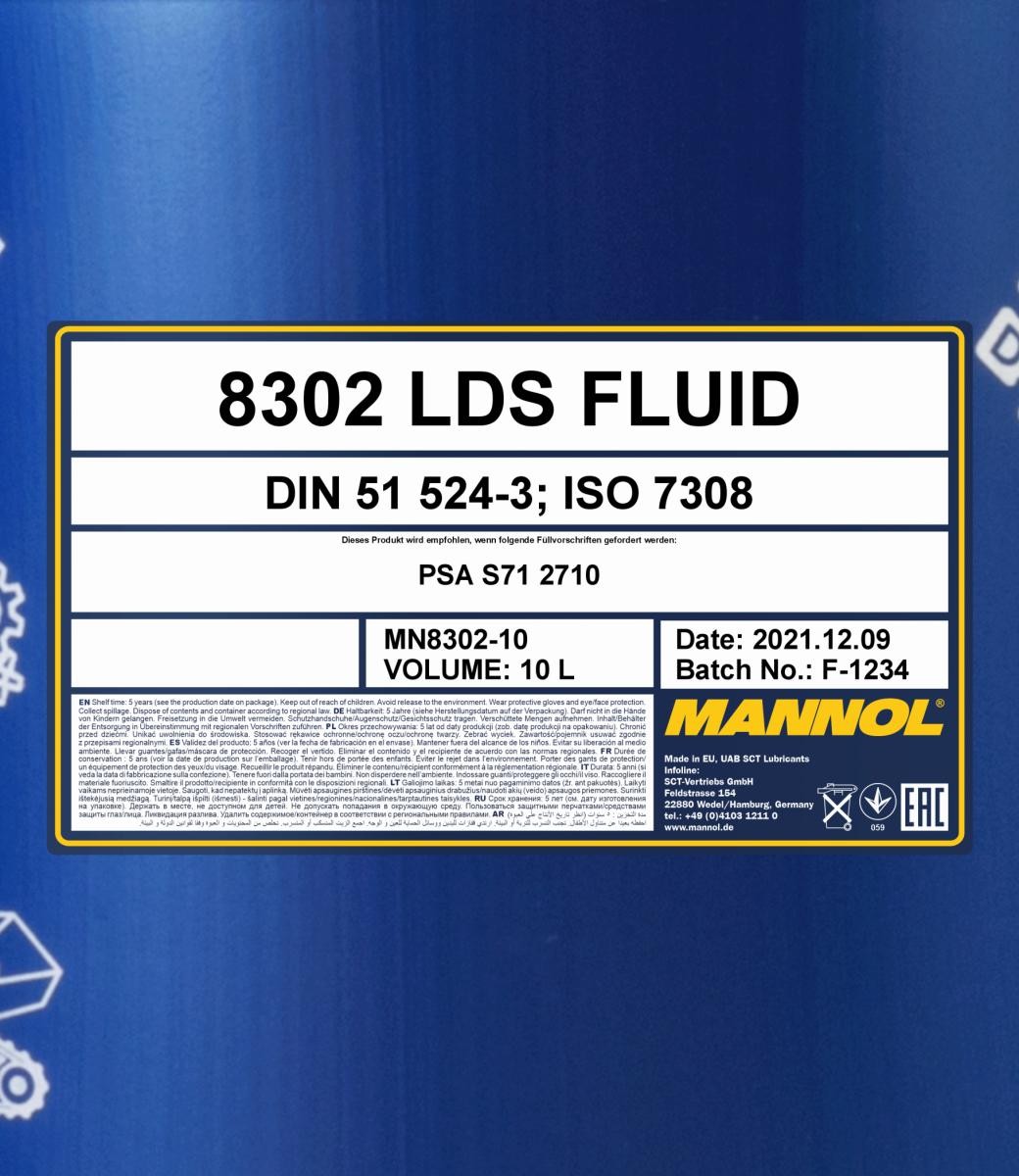 MANNOL Hydraulic fluid MN8302-10