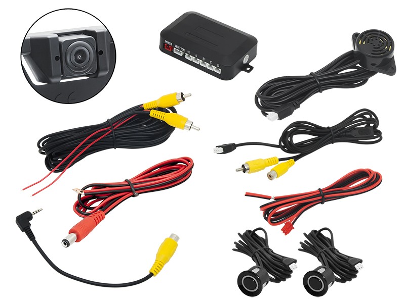 BLOW 78-548# Backup camera 170°°, kit, number plate, F=1.9 / F=2.0, V-Sync 50/60 Hz, with camera, with sensor, IP67