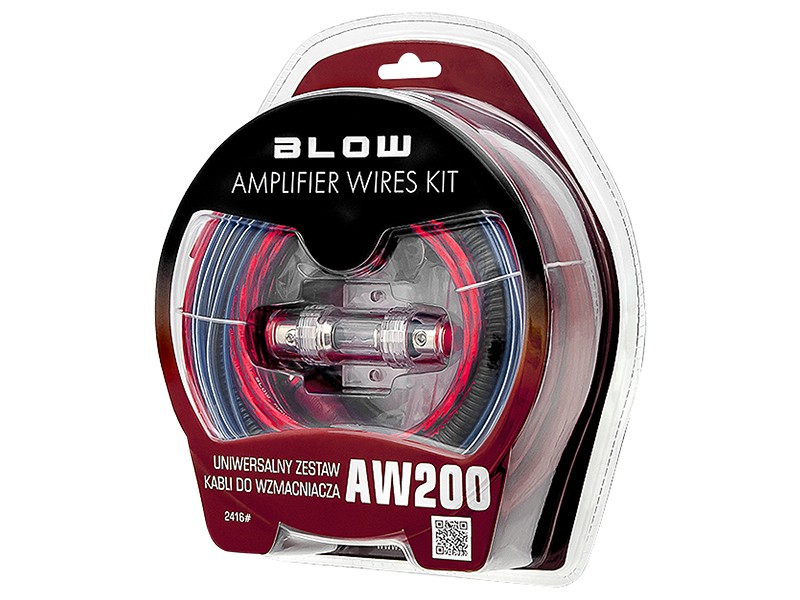 Car amp wiring kit BLOW AW200 2416