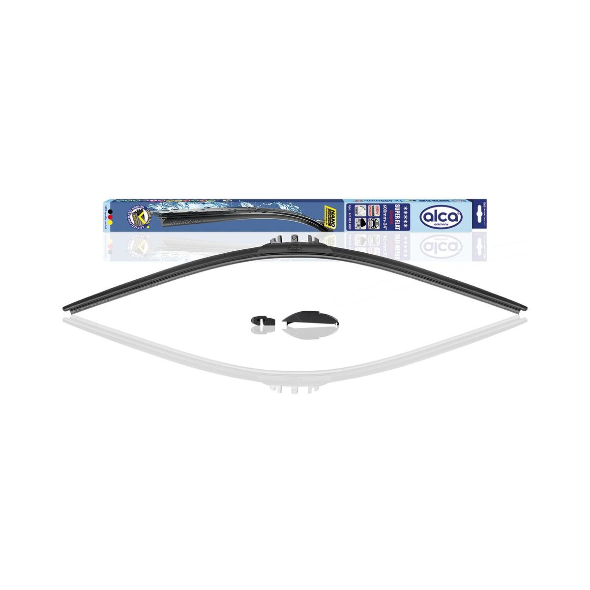Windshield wipers ALCA SUPER FLAT 600 mm Front, 24 Inch - 05400A