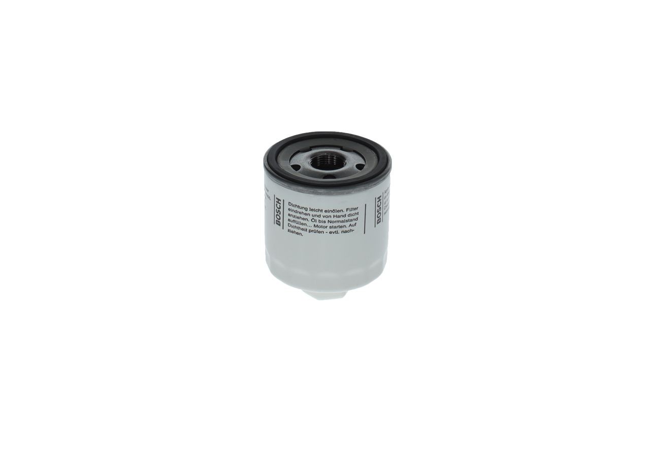 BOSCH F026407318 Engine oil filter M 22 x 1,5, with two anti-return valves, Spin-on Filter