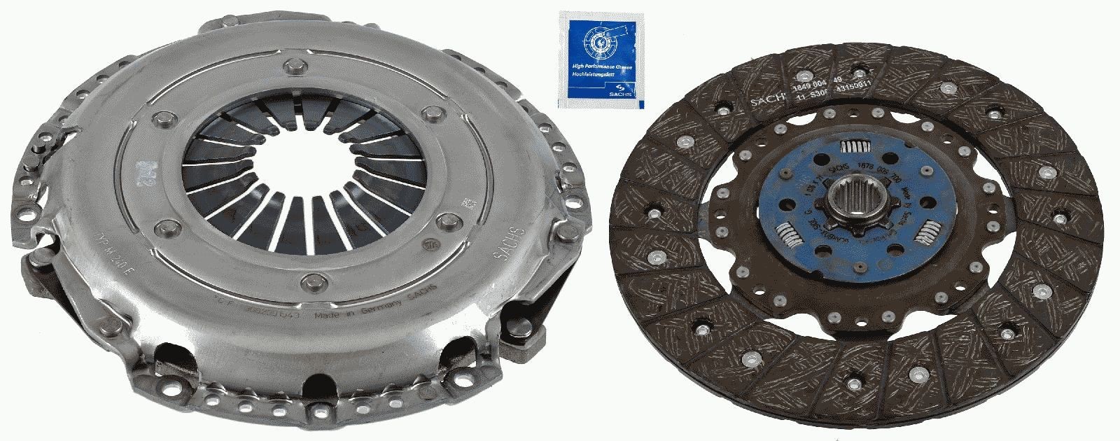 3000 970 143 SACHS Clutch set ALFA ROMEO without clutch release bearing, 240mm