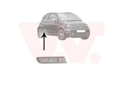 Zierleisten für Fiat 500 Cabrio hinten und vorne kaufen ▷ AUTODOC  Online-Shop