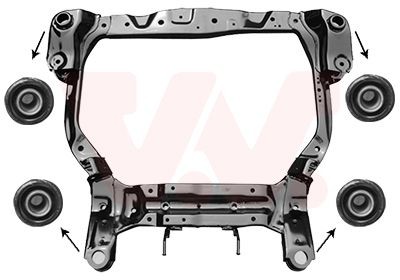 VAN WEZEL Front Support Frame, engine carrier 8226690 buy