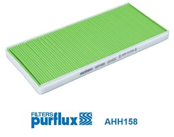 SIP1658 PURFLUX High efficiency air filter (HEPA), 374 mm x 165 mm x 27 mm Width: 165mm, Height: 27mm, Length: 374mm Cabin filter AHH158 buy