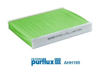 PURFLUX AHH195 Pollen filter High efficiency air filter (HEPA), 240 mm x 190 mm x 35 mm
