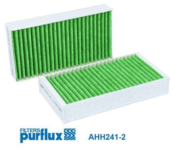PURFLUX AHH241-2 Pollen filter High efficiency air filter (HEPA), 254 mm x 134 mm x 40 mm