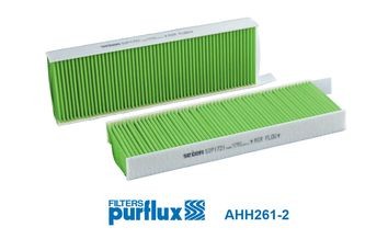 Zafira Life (K0) Air conditioning parts - Pollen filter PURFLUX AHH261-2