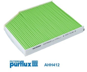 AHH412 PURFLUX Pollen filter FORD High efficiency air filter (HEPA), 280 mm x 230 mm x 30 mm