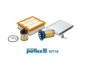 Original PURFLUX Oil service kit KIT18 for VW BEETLE