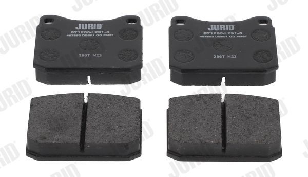 JURID 571255J Brake pad set not prepared for wear indicator
