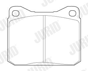 JURID Brake pad kit 571255J for VW LT