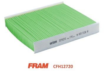 FRAM High efficiency air filter (HEPA), 215 mm x 200 mm x 35 mm Width: 200mm, Height: 35mm, Length: 215mm Cabin filter CFH12720 buy